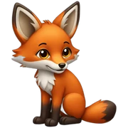 Fox sticker