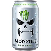 Банка белого енергетика "MONSTER" sticker