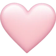 Light pink heart sticker