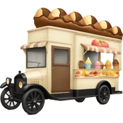 1917 ice cream food truck sticker