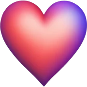 Colored Heart sticker