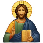 orthodox icon christ pantocrator sticker