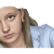 girl with sunglasses and jewelry sticker