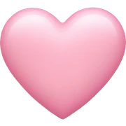 Baby Pink heart  sticker