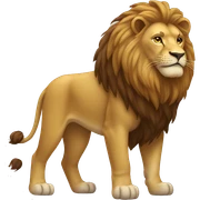 Full-body-lion sticker