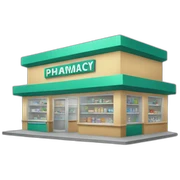 Pharmacy place sticker