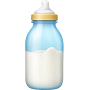baby bottle milk sticker