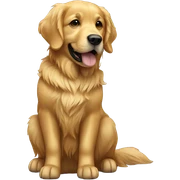 Golden retriever sticker