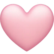 Light pink heart sticker