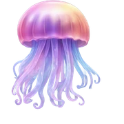 Aesthetic jellyfish  sticker