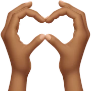 Hands kissing sticker