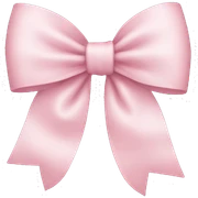 Light pink bow  sticker
