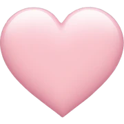 Light pink heart sticker