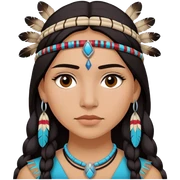 Bisexual Native American Young Woman sticker