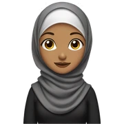 Hijabi girl  sticker
