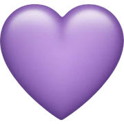 Light Purple Heart  sticker