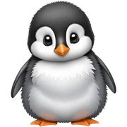 Penguin's chick  sticker