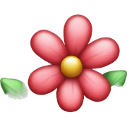 Cute Christmas flowers sticker