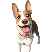 dog sticking out tongue sticker
