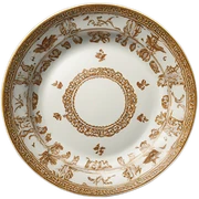 antique patterned plate sticker