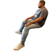 casual vibes with phone in hand sticker