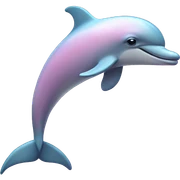 Pastel-pink-colors-dolphin sticker