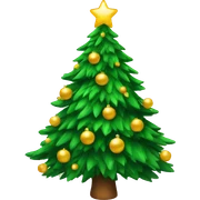 christmas tree sticker