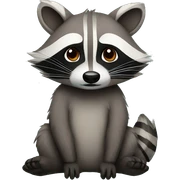 Raccoon sticker