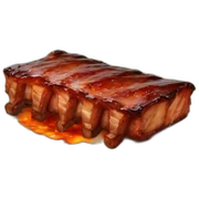bbq ribs sticker