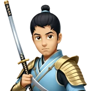 Elegant Samurai sticker