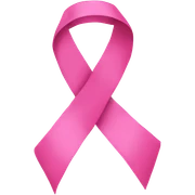 Pink ribbon sticker