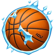 Frozen basketball  sticker