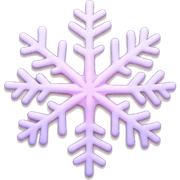 pastel pink snowflake  sticker