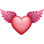 Heart with wings  sticker