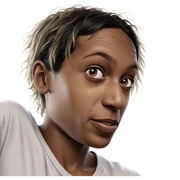 realistic portrait of a boy sticker
