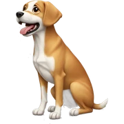 Dog on dog on dog on dog sticker