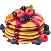 Pink pancakes sticker