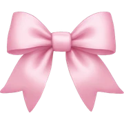 Light pink bows sticker