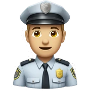 Policeman sticker