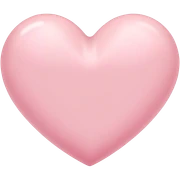 Pastel pink heart sticker
