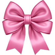 pink bow sticker