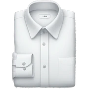 white shirt by apple sticker