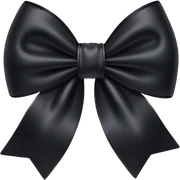 Black Bow sticker