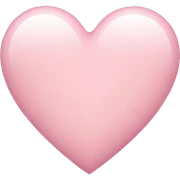 Light pink heart sticker