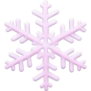 pastel pink snowflake  sticker