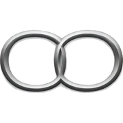 Audi logo sticker