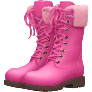 Pink boots sticker