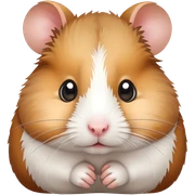 Hamster triste sticker