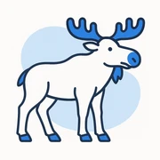 Moose sticker