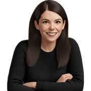 smiling girl in black sweater sticker